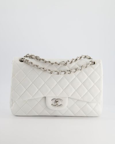 Chanel Jumbo Classic Double Flap Bag - Gray