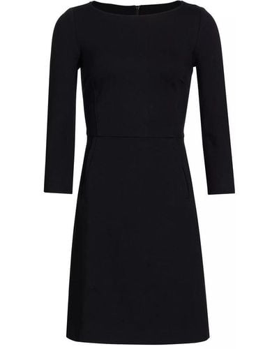 Spanx The Perfect A-line 3/4 Sleeve Mini Dress - Black
