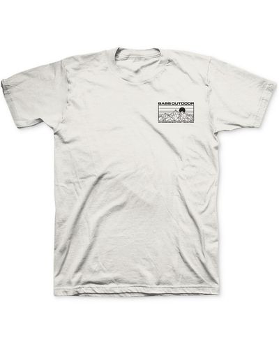 BASS OUTDOOR Cotton Logo Graphic T-shirt - White