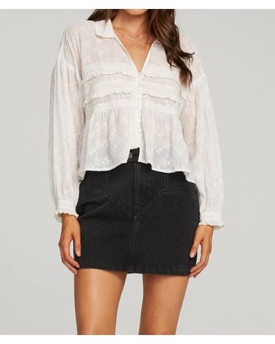 Saltwater Luxe Prim Top - White
