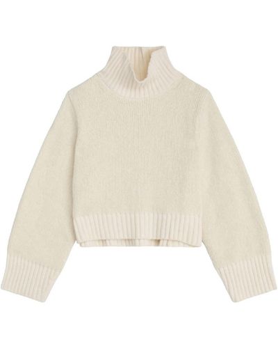 A.L.C. Theo Wool Turtleneck Sweater - Natural