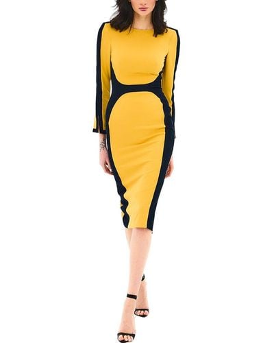 BGL Midi Dress - Yellow