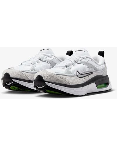Nike Air Max Bliss Dz6754-100 Silver Black Running Shoes Nr6177 - White