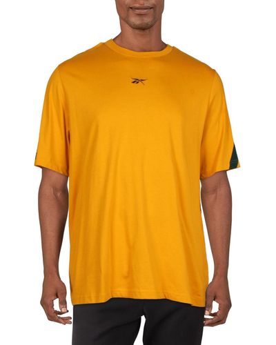 Reebok Relaxed Fit Crewneck Shirts & Tops - Orange