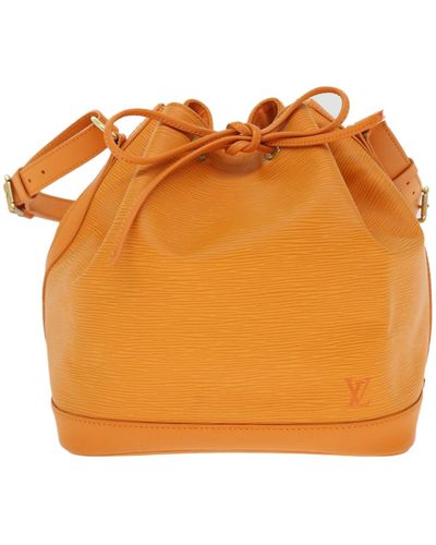 Louis Vuitton Noé Leather Shoulder Bag (pre-owned) - Orange