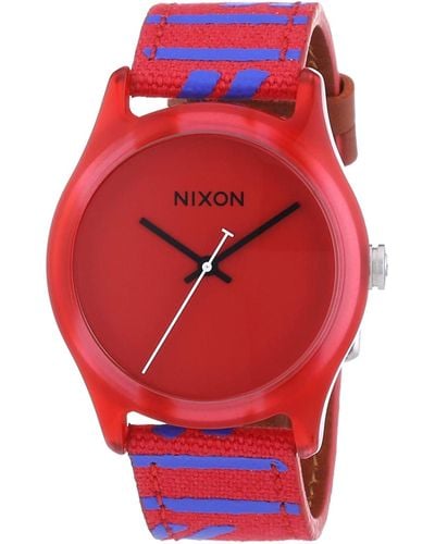 Nixon Mod Dial Watch - Red