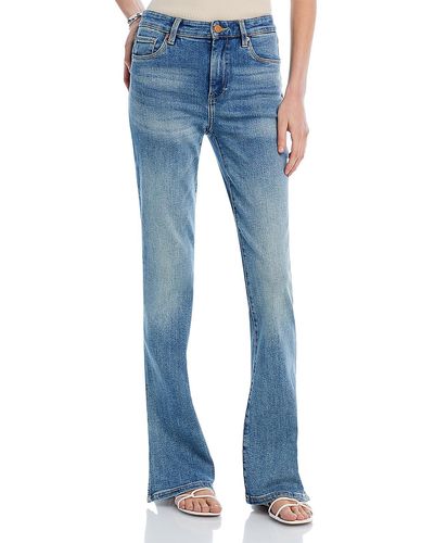 Blank NYC High Rise Faded Flare Jeans - Blue