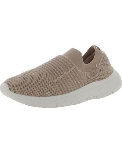 Blondo Karen Padded Insole Knit Running Shoes - Brown