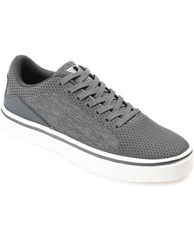 Vance Co. Desean Knit Casual Sneaker - Gray