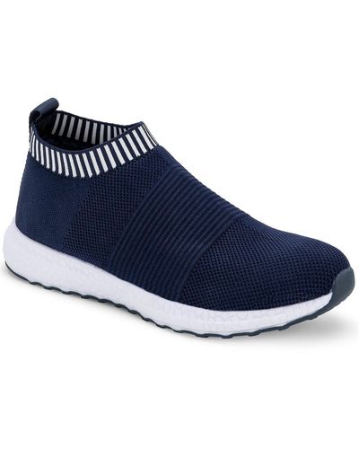 Aqua College Willow Knit Fitness Athletic And Training Shoes - Blue