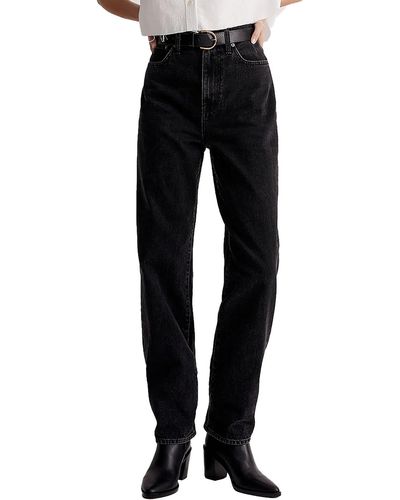 Madewell High-rise baggy Straight Leg Jeans - Black