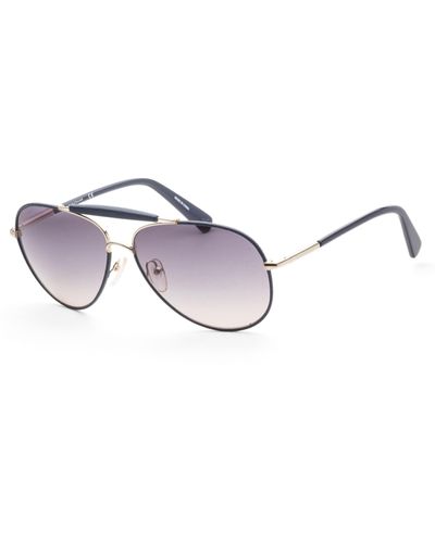 Longchamp 61mm Blue Sunglasses Lo100sl-719 - Metallic