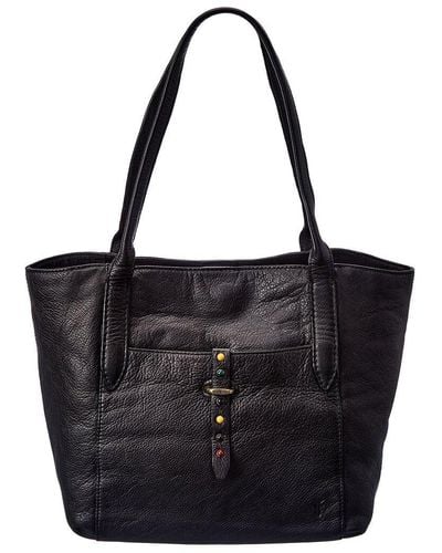 Frye Alessi Studded Leather Tote - Black