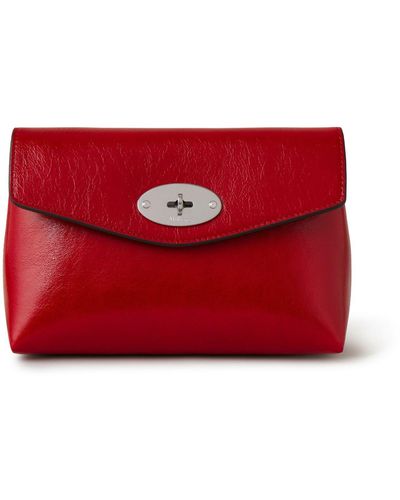 Mulberry Darley Cosmetic Pouch - Red