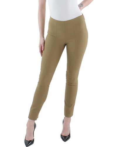 Vince Mid Rise Stitch Front Leggings - Natural