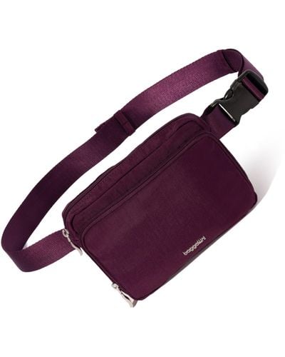 Baggallini Modern Belt Bag Sling - Purple