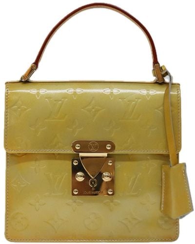 Louis Vuitton Spring Street Patent Leather Handbag (pre-owned) - Green