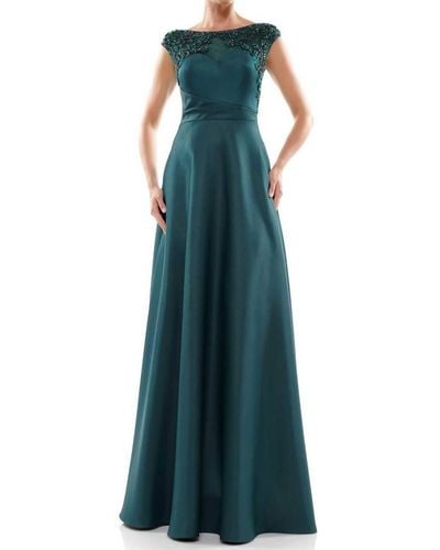 Marsoni by Colors Satin Gown - Blue