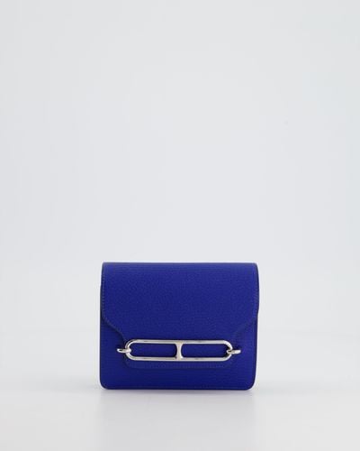 Hermès Hermès Roulis Slim Belt Wallet - Blue
