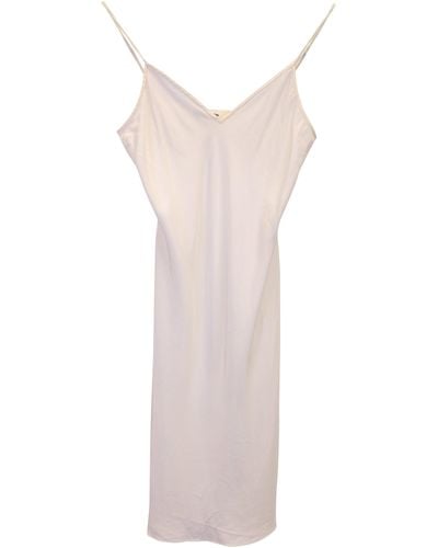 Diane von Furstenberg Slip Dress - White
