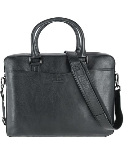 Trafalgar Mason Leather Briefcase - Black