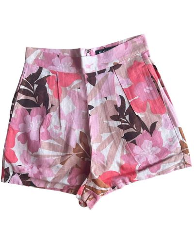 MINKPINK Floral Shorts - Pink
