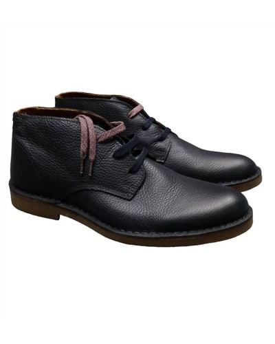 SELECTED Royce Desert Leather Boot - Black