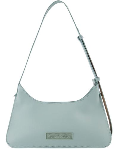 Acne Studios Platt Mini Handbag - - Light - Leather - Blue