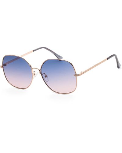 Guess 61mm Rose Sunglasses Gf0385-28w - Blue