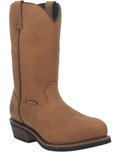 Dan Post Albuquerque 12" Waterproof Steel Toe Boot - Medium Width - Brown