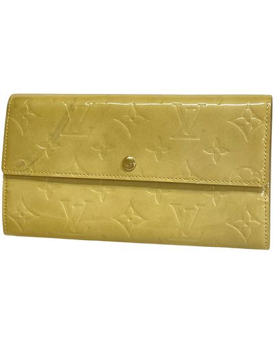 Louis Vuitton Portefeuille Sarah Patent Leather Wallet (pre-owned) - Yellow