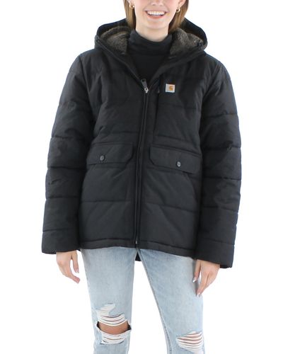 Carhartt Insulated Weather Quilted Coat - Black