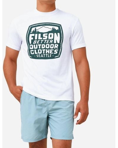 Filson Men's Buckshot T-shirt - Blue