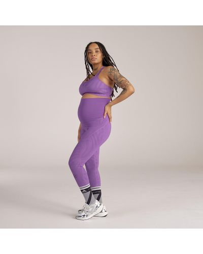 adidas By Stella Mccartney Maternity Yoga Leggings - Purple