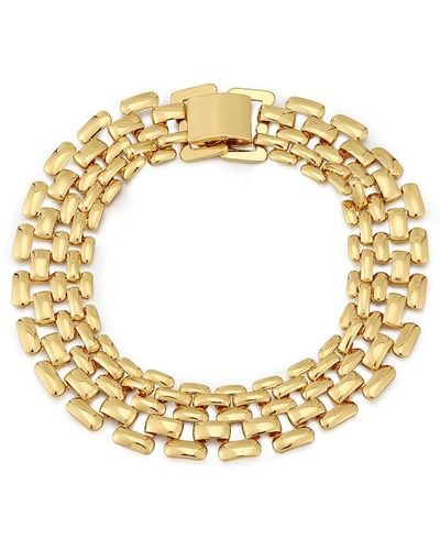 Luv Aj Celine Chain Link Bracelet - Metallic
