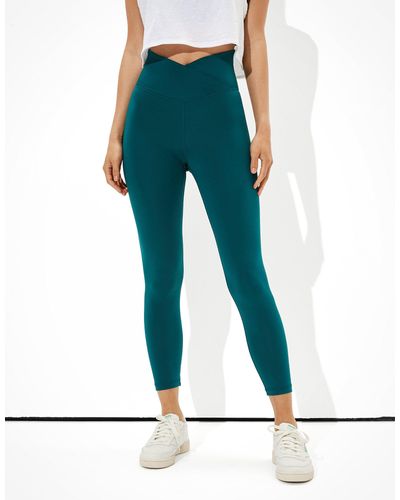 American Eagle Outfitters Ae The Lightweight Everything Crossover 7/8 legging - Green
