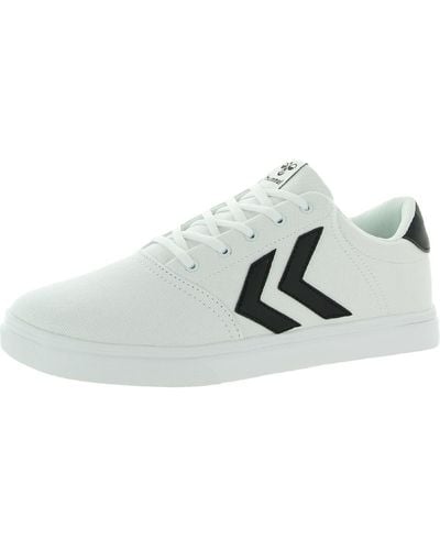 Hummel Essen Low Top Canvas Casual And Fashion Sneakers - White