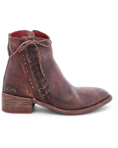 Bed Stu Aldina Ankle Boots - Brown