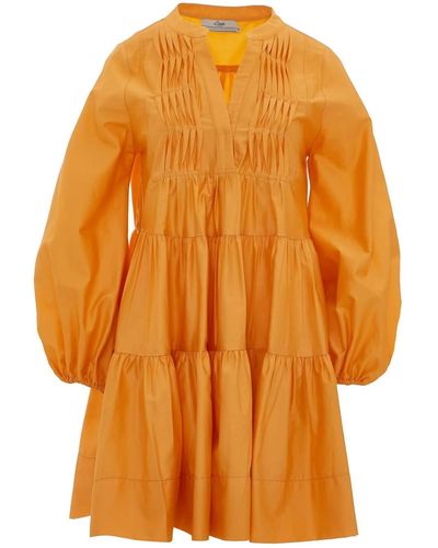 Devotion Twins Pesada Dress - Orange