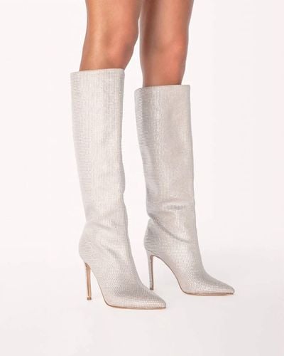 Billini Emarie Diamante Boot - White