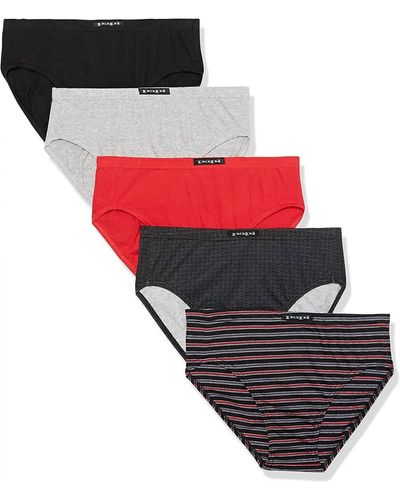 Papi 5-pack Cotton Low Rise Brief - Red