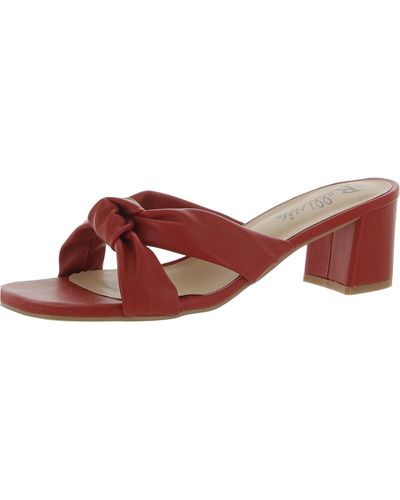 Bellini Focus Dressy Slip On Heels - Red