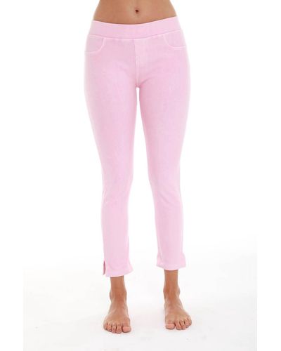 French Kyss Low Rise Capri - Pink