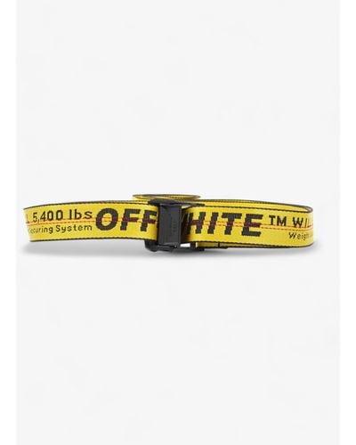 Off-White c/o Virgil Abloh Off White Industrial Belt Fabric - Yellow