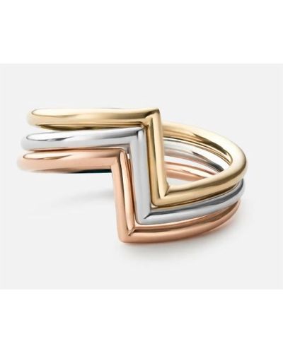 Miansai Arch Ring Set - Metallic