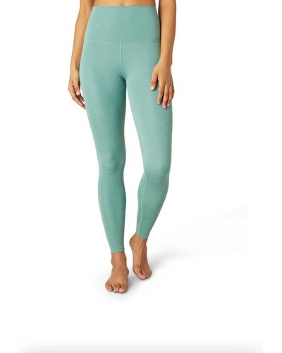 Beyond Yoga Spacedye High Waist Legging In Mermaid Green Heather