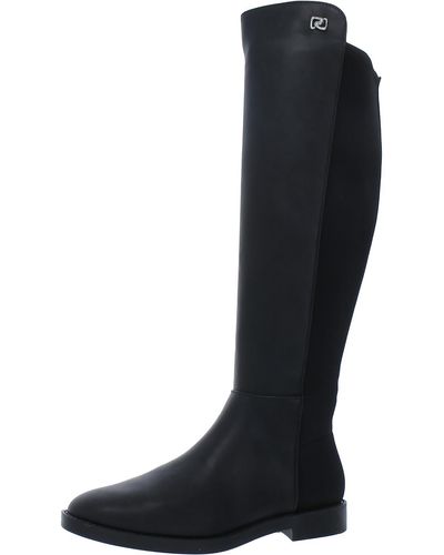 Aerosoles Trapani Faux Leather Tall Knee-high Boots - Black