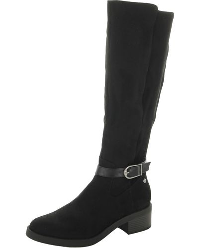 Matisse Brooks Microsuede Tall Knee-high Boots - Black