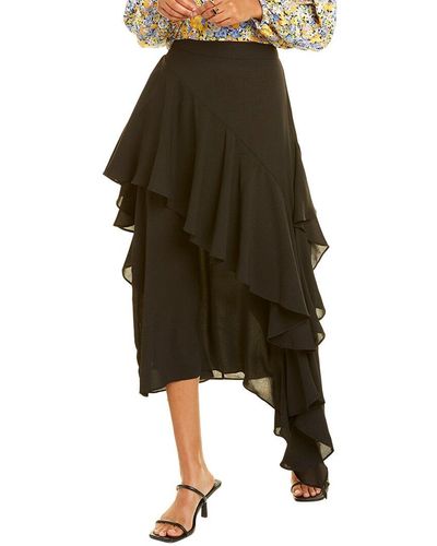 7021 Midi Skirt - Black