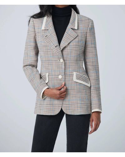 Iris Setlakwe Double Breasted Short Jacket - Gray